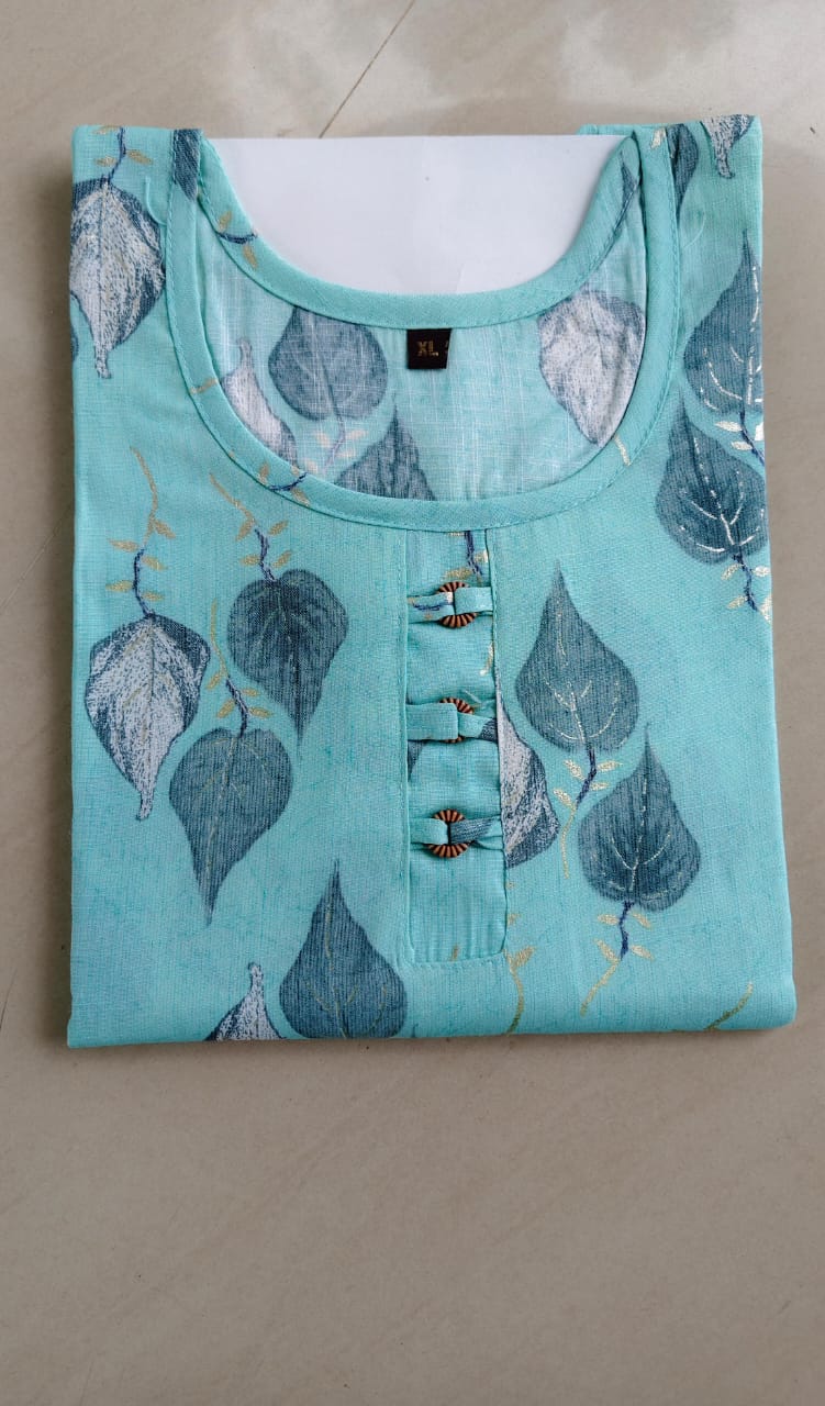 Soft Rayon capsule printed Kurtis