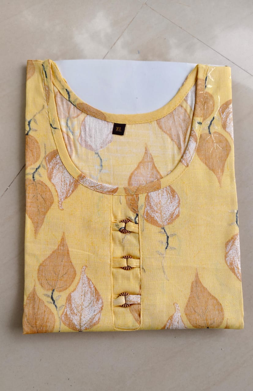 Soft Rayon capsule printed Kurtis