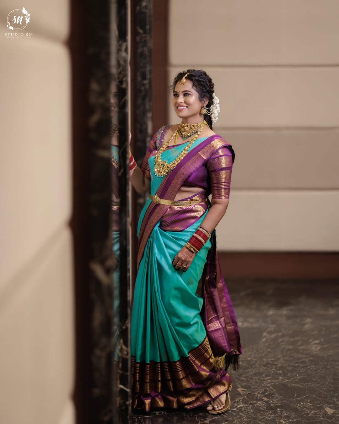 Mangalyam Korvai Kottanji Tana Soft Silk Saree