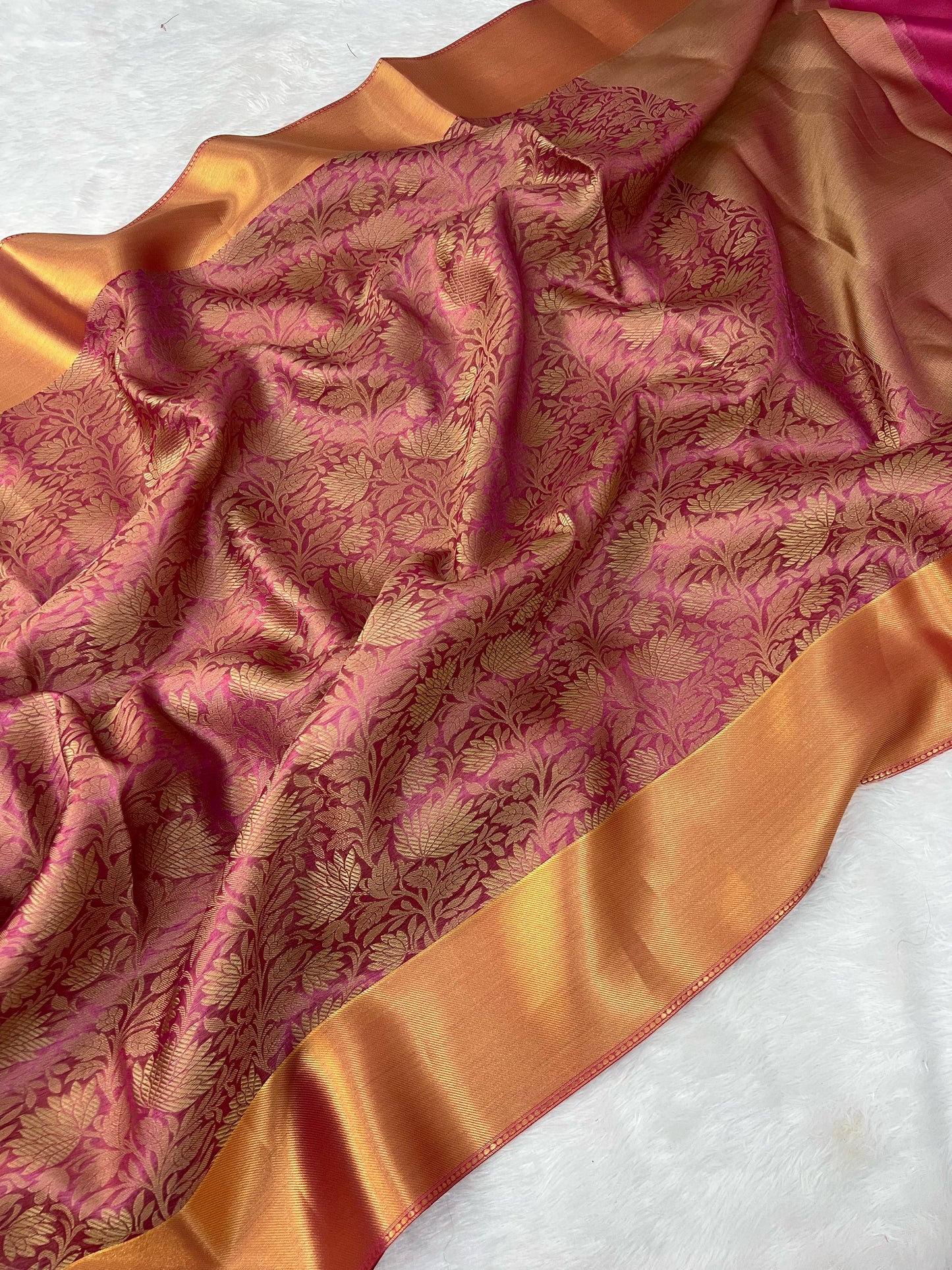 Premium Banaras Soft Tissue Silk Saree