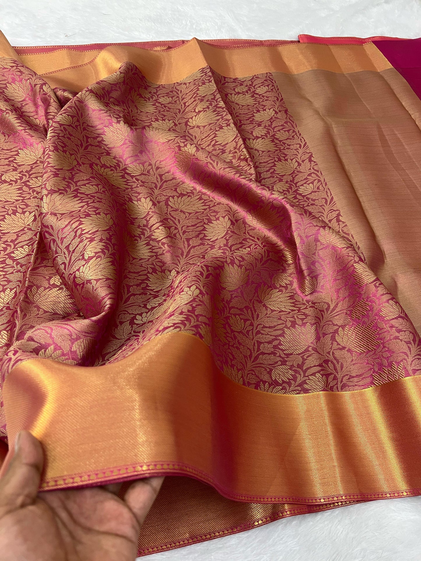 Premium Banaras Soft Tissue Silk Saree