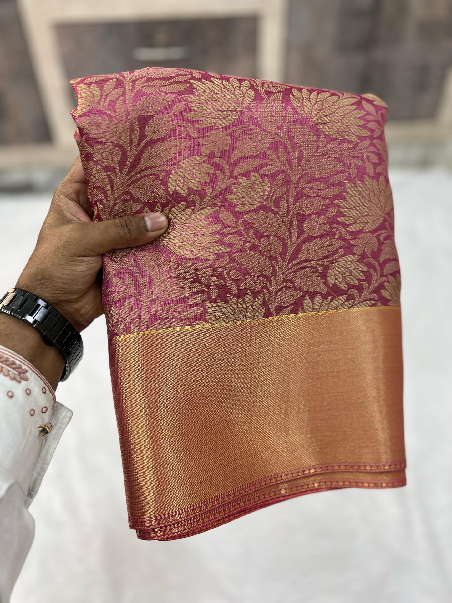 Premium Banaras Soft Tissue Silk Saree