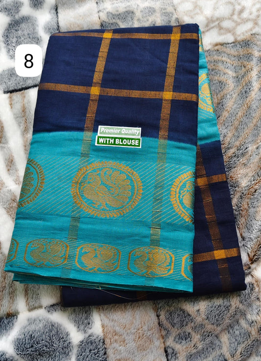 Banarasi soft cotton sarees