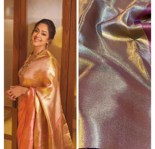 Jyothika mam saree Banarasi Tissue