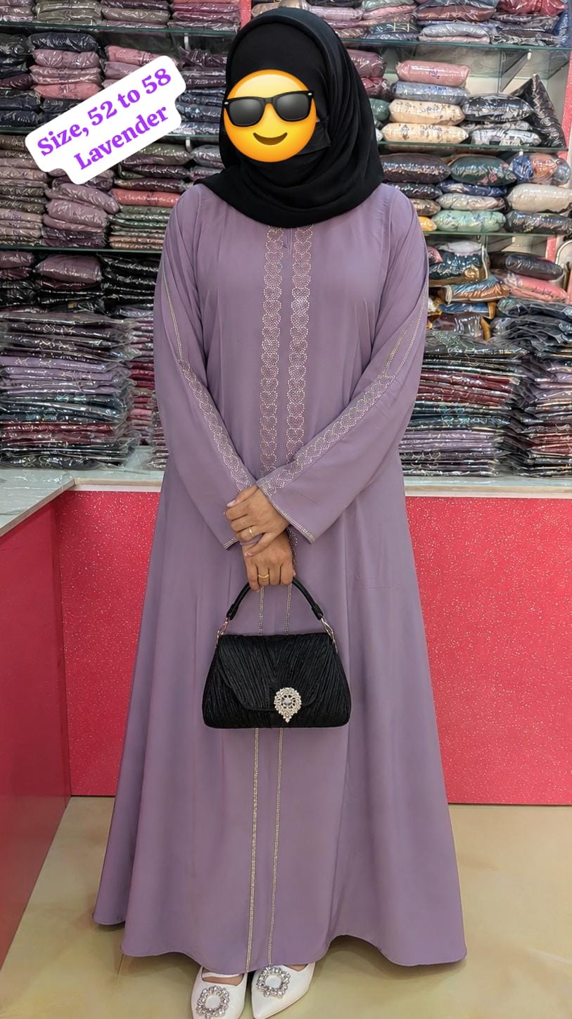 Budget Friendly Abaya Semi umbrella