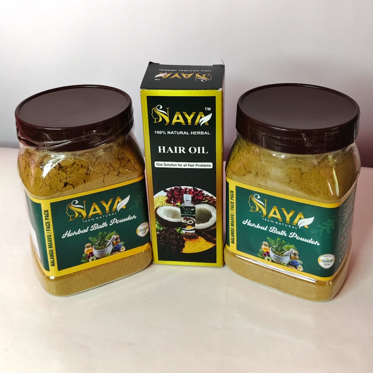 Nalangu Maavu 250gram + Nalangu Maavu 250 gram + Hair oil 100 ml