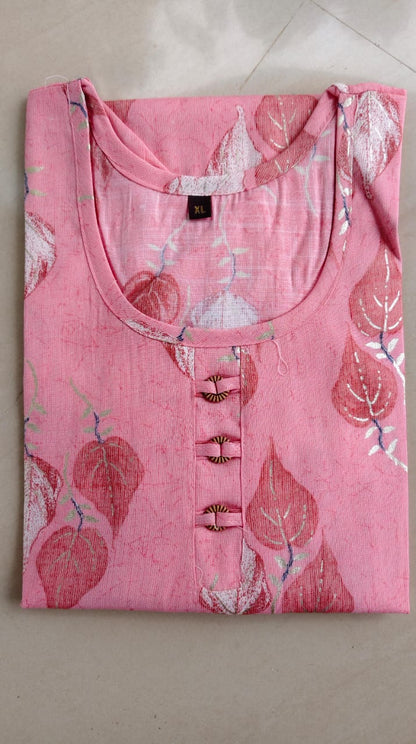 Soft Rayon capsule printed Kurtis