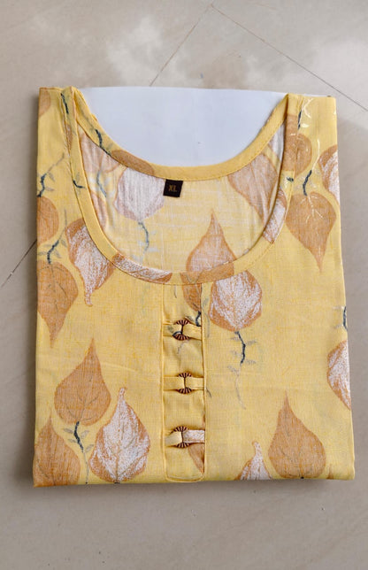 Soft Rayon capsule printed Kurtis
