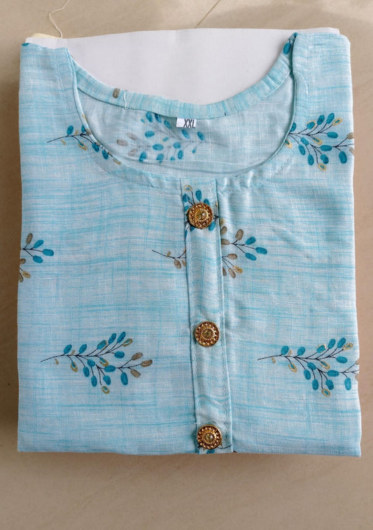 Soft Rayon capsule printed Kurtis