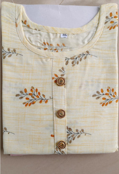 Soft Rayon capsule printed Kurtis