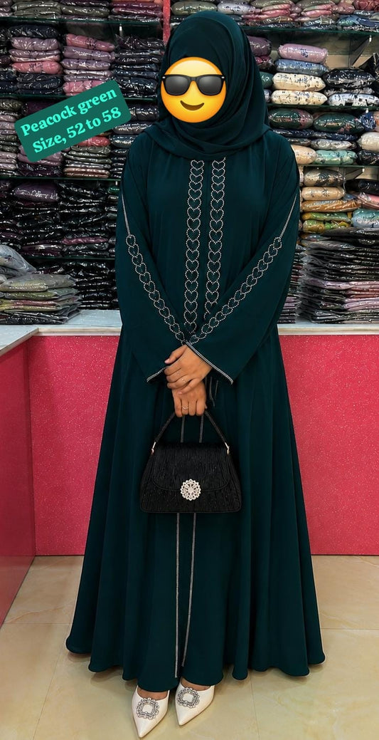 Budget Friendly Abaya Semi umbrella