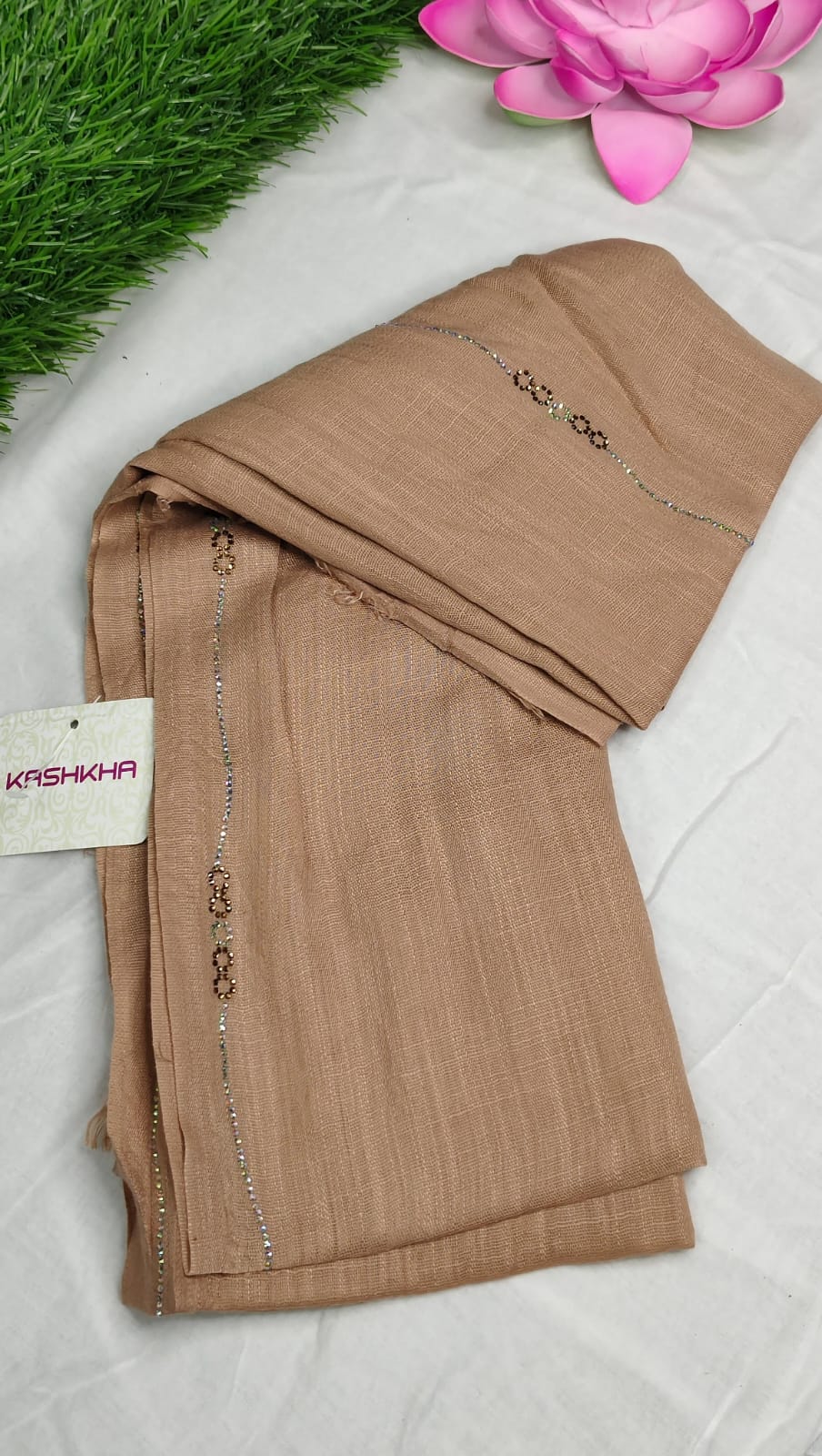 Kashkha imported cotton lenin hijab