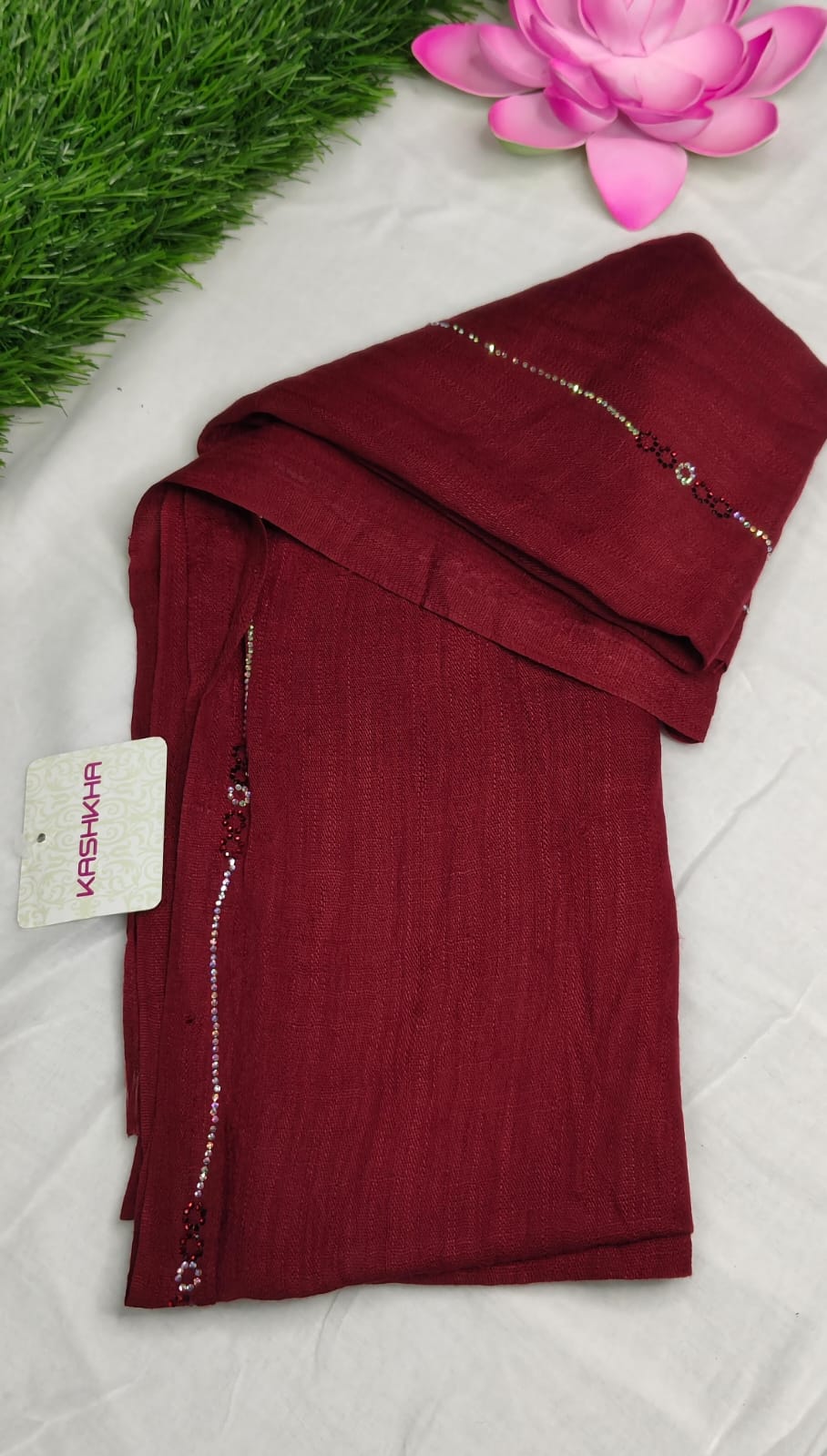 Kashkha imported cotton lenin hijab
