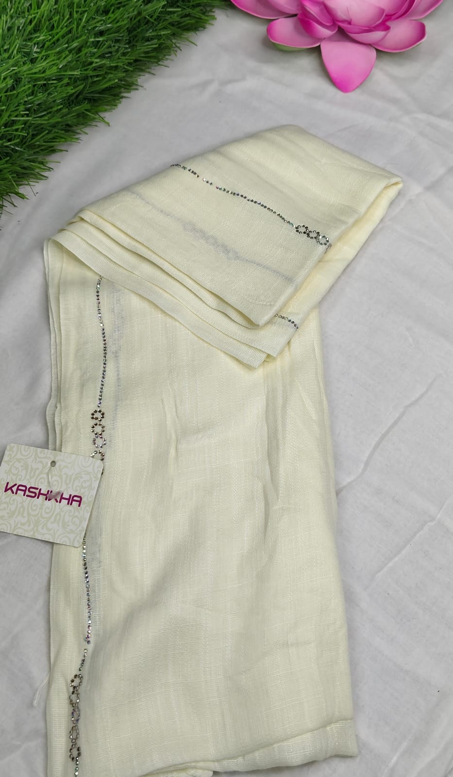 Kashkha imported cotton lenin hijab