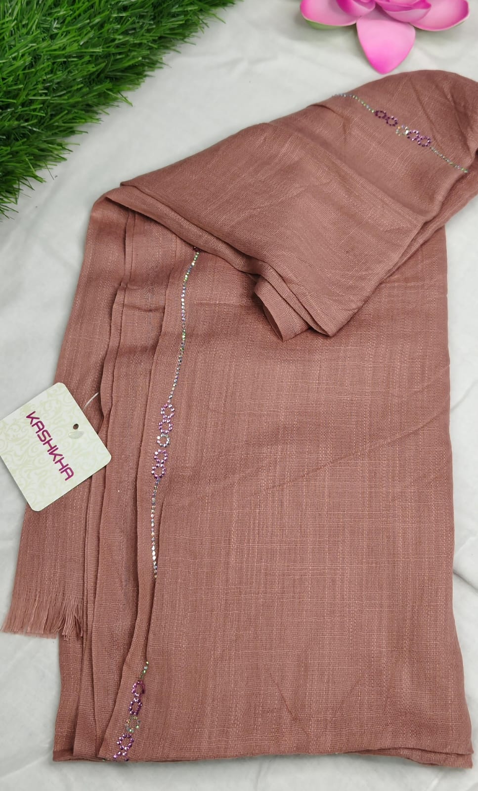 Kashkha imported cotton lenin hijab