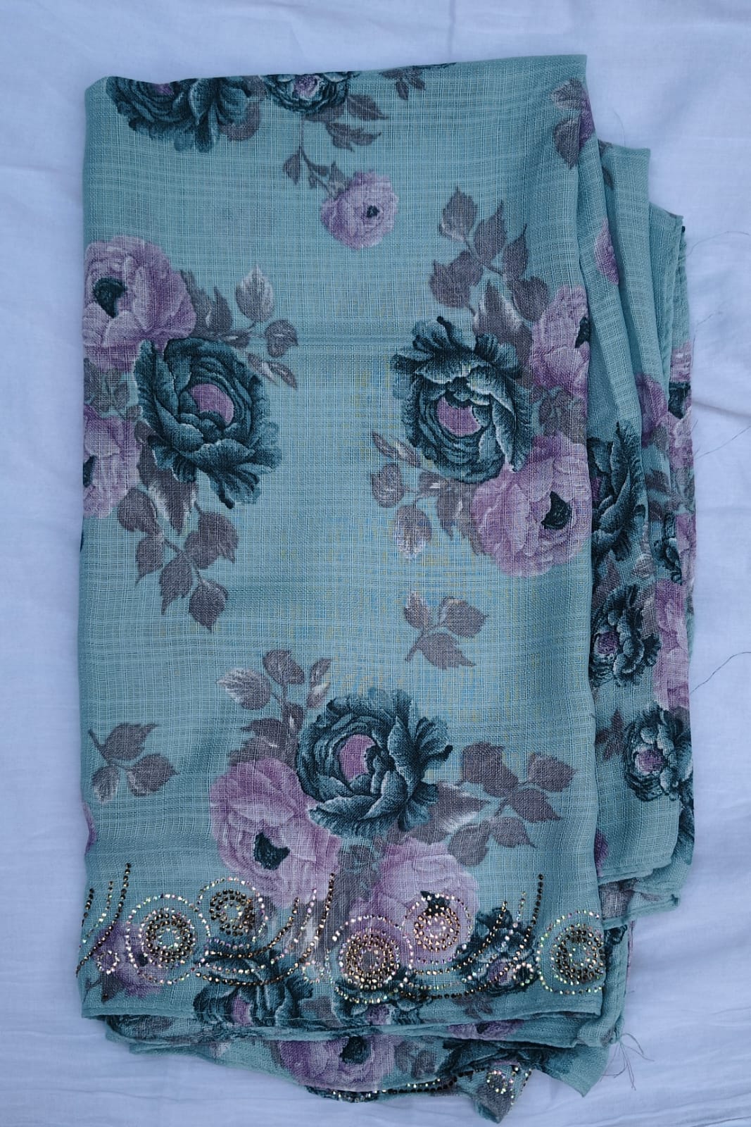 Design - 2 Soft Gentlemen Cotton Floral prints Hijab