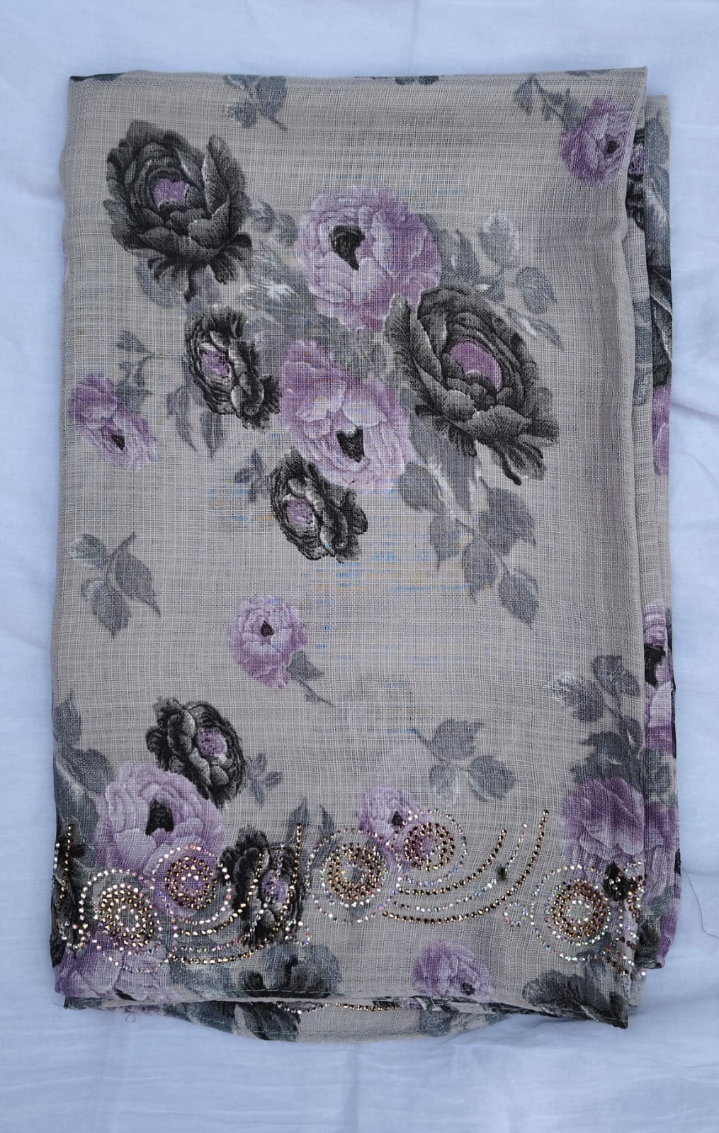 Design - 2 Soft Gentlemen Cotton Floral prints Hijab