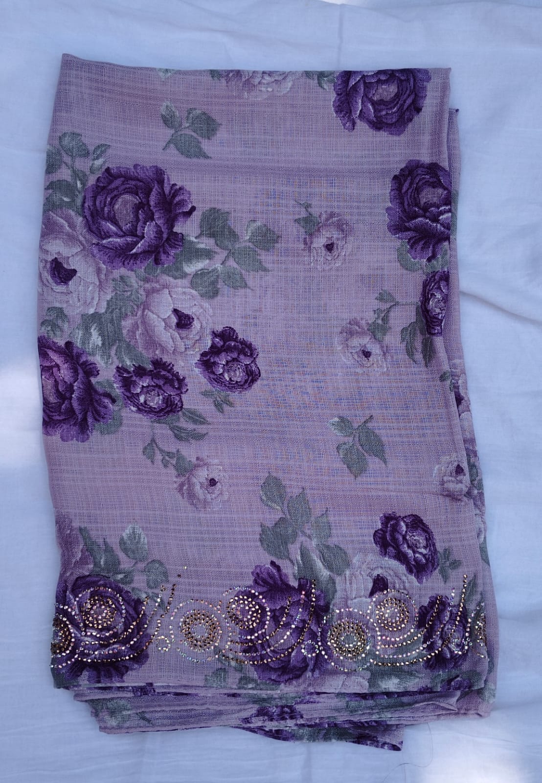 Design - 2 Soft Gentlemen Cotton Floral prints Hijab