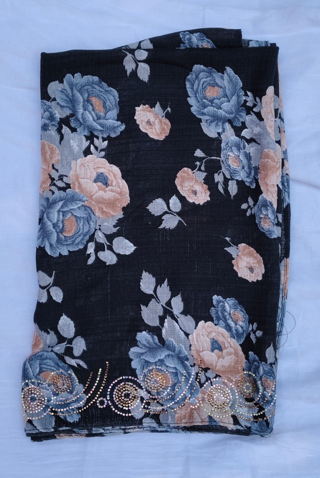 Design - 2 Soft Gentlemen Cotton Floral prints Hijab