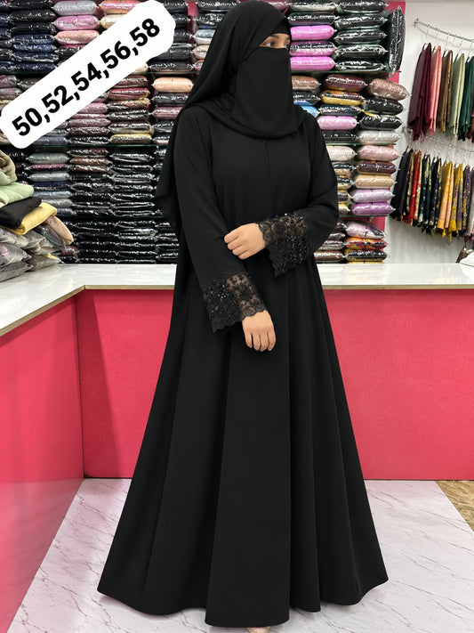 New trending hand model Beautiful net model Abaya