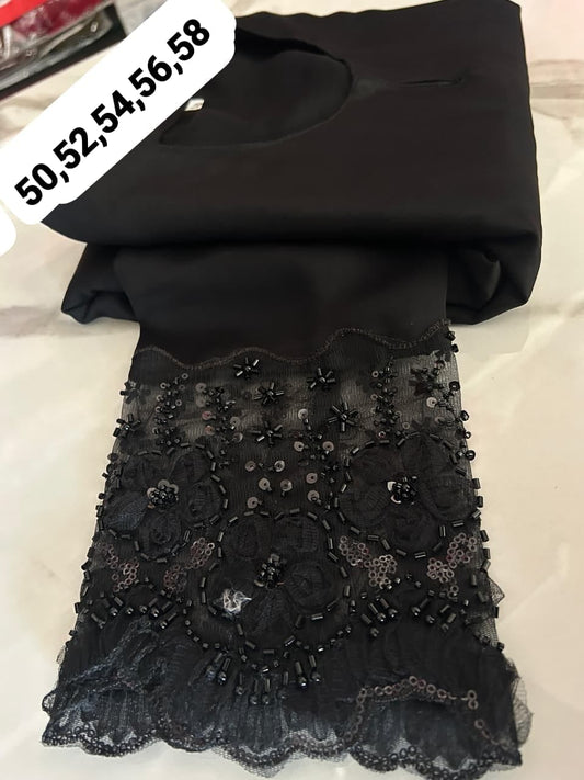 New trending hand model Beautiful net model Abaya