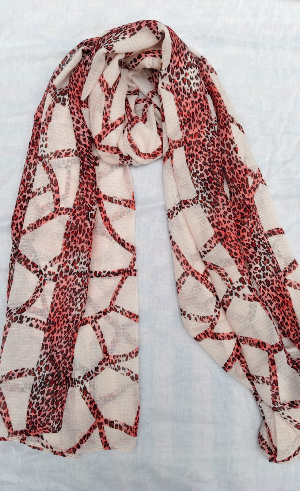 Slub Cotton With Digital Print hijab