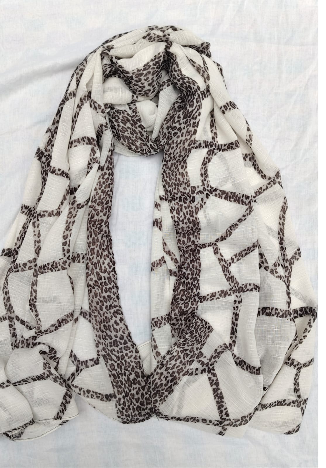 Slub Cotton With Digital Print hijab