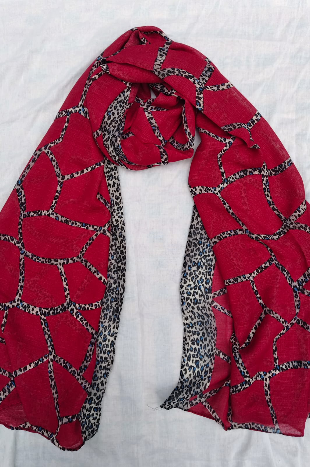 Slub Cotton With Digital Print hijab