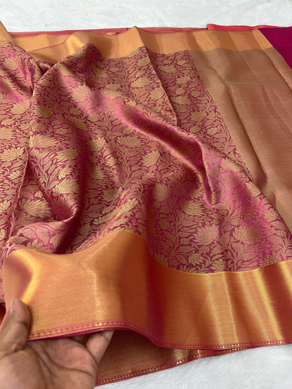 Premium Banaras Soft Tissue Silk Saree