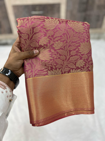 Premium Banaras Soft Tissue Silk Saree