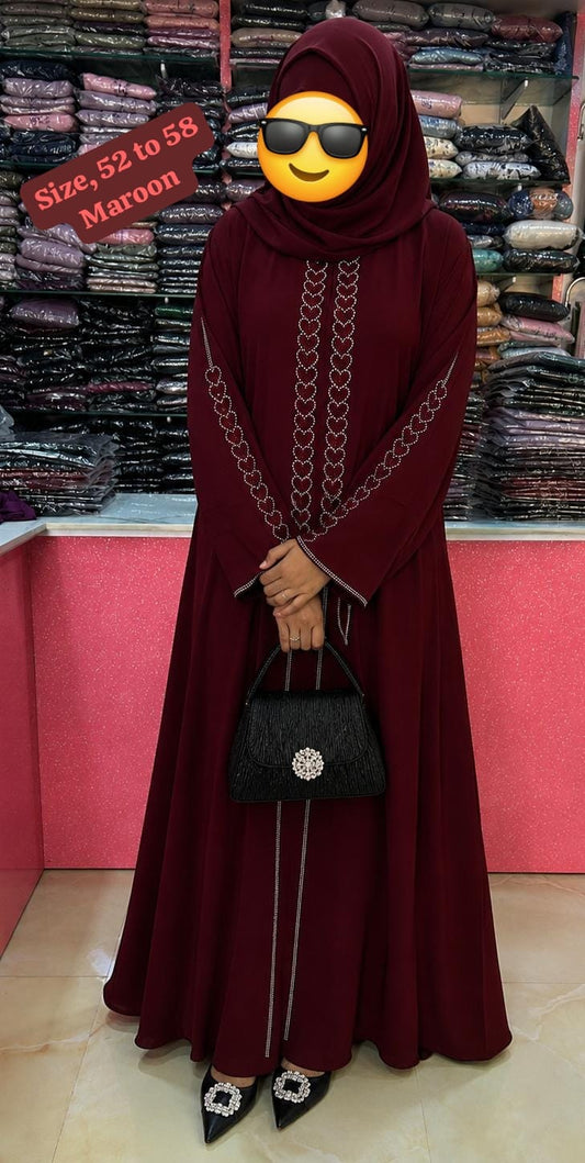 Budget Friendly Abaya Semi umbrella
